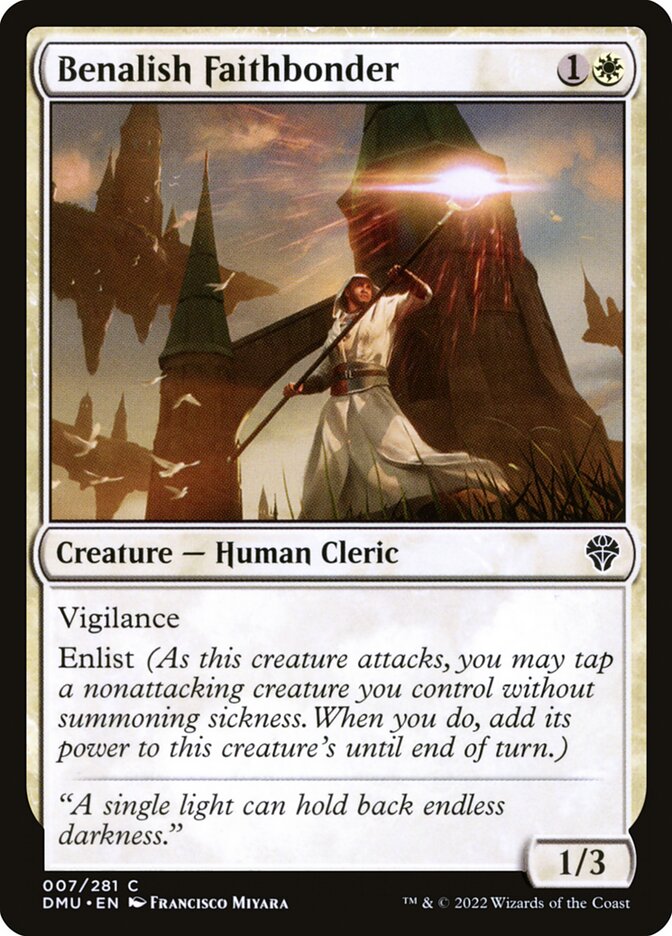 Benalish Faithbonder 7/281 (Dominaria United) 