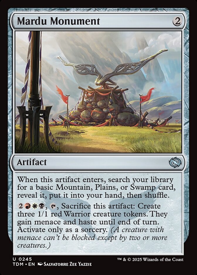 Mardu Monument 245/291 (Tarkir: Dragonstorm) 