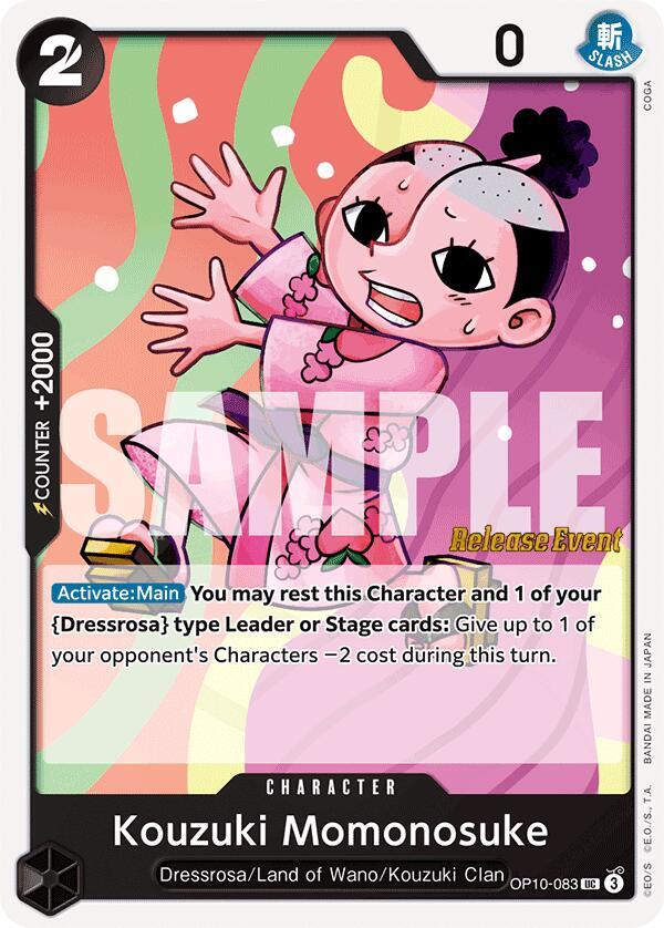 Kouzuki Momonosuke OP10-083 (Royal Blood Release Event Cards) 