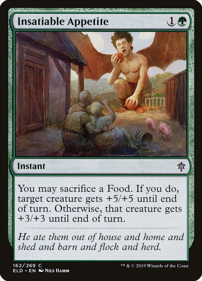 Insatiable Appetite 162/269 (Throne of Eldraine) 