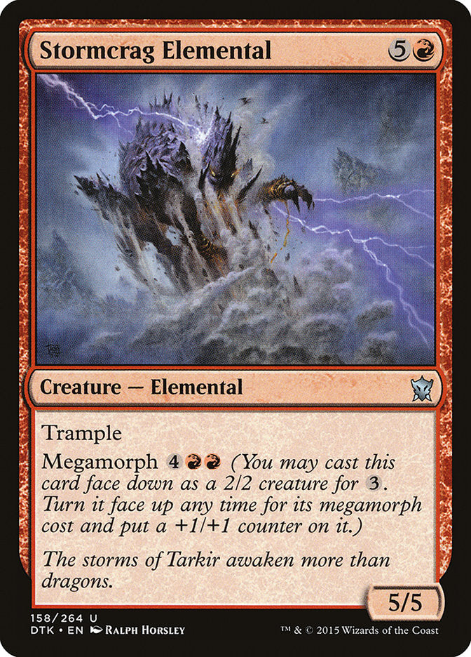 Stormcrag Elemental 158/264 (Dragons of Tarkir) 