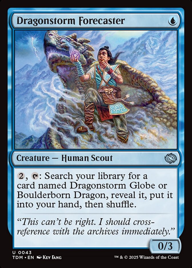 Dragonstorm Forecaster 43 (Tarkir: Dragonstorm)  - Foil