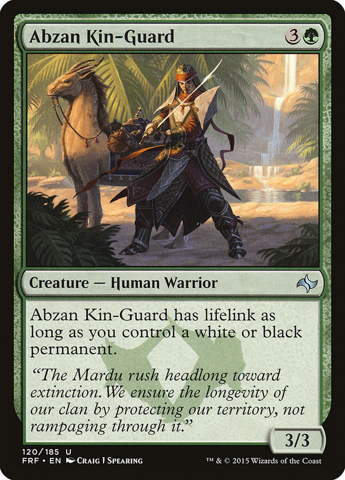 Abzan Kin-Guard 120/185 (Fate Reforged) 