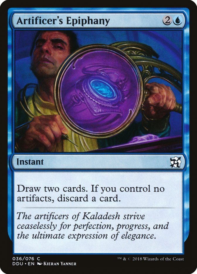 Artificer's Epiphany 36/76 (Duel Decks: Elves vs. Inventors) 