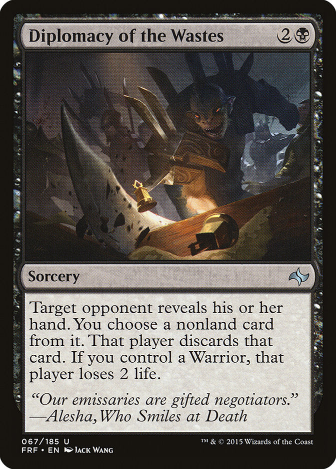 Diplomacy of the Wastes 67/185 (Fate Reforged) 