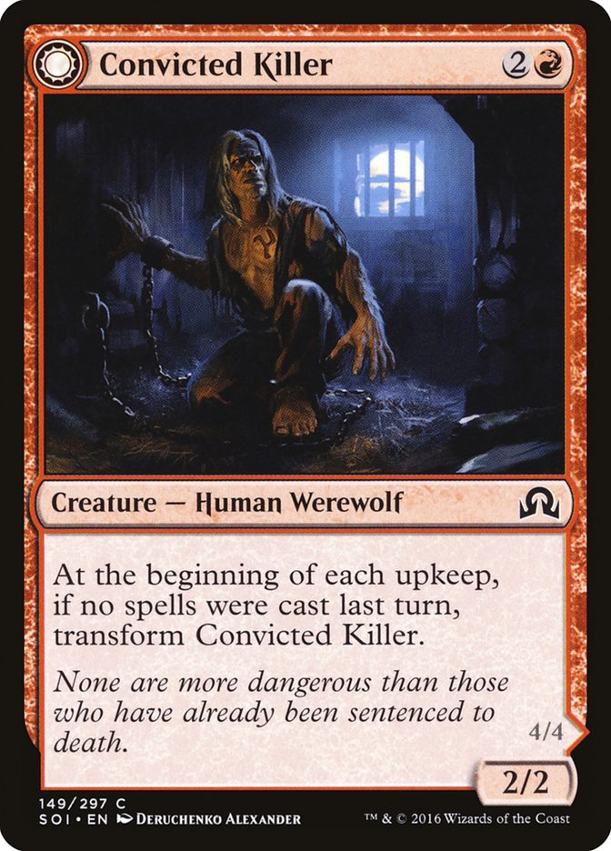Convicted Killer // Branded Howler 149/297 (Shadows over Innistrad) 