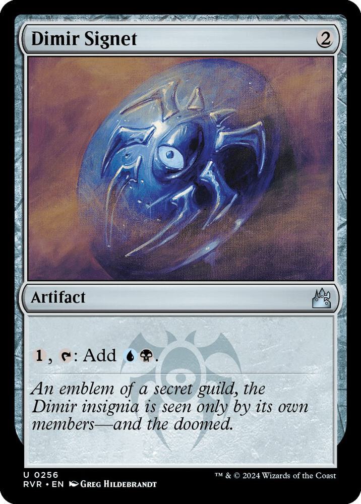 Dimir Signet 256/291 (Ravnica Remastered) 