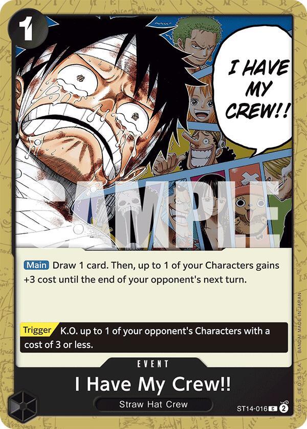 I Have My Crew!! ST14-016 (Starter Deck 14: 3D2Y) 
