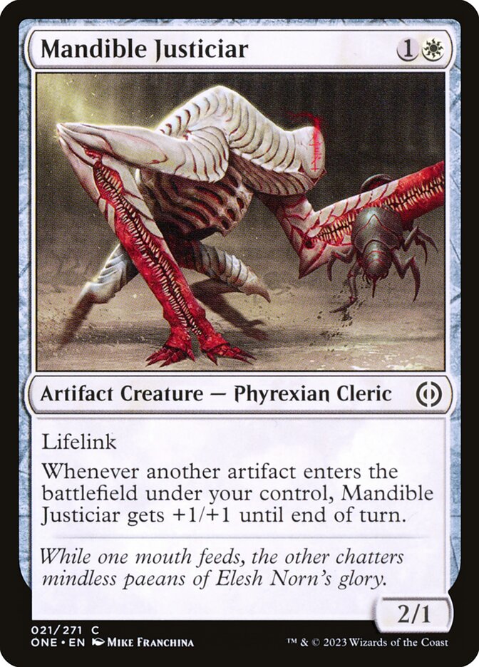 Mandible Justiciar 21/271 (Phyrexia: All Will Be One)  - Foil