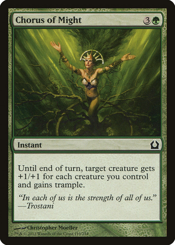 Chorus of Might 119/274 (Return to Ravnica) 