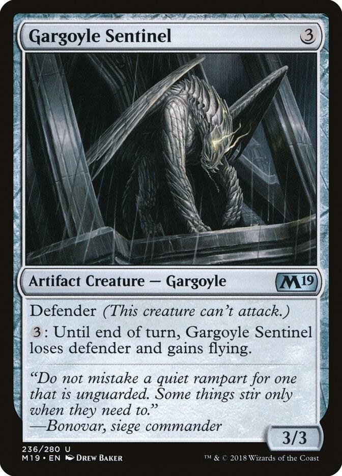 Gargoyle Sentinel 236/280 (Core Set 2019) 