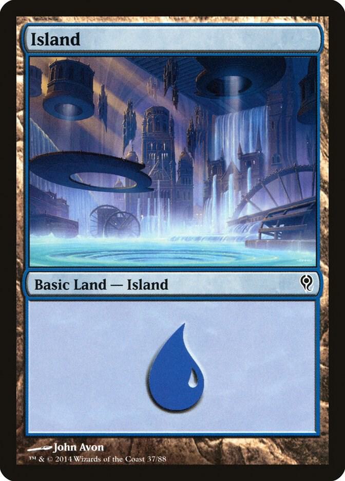 Island 37 37/88 (Duel Decks: Jace vs. Vraska) 