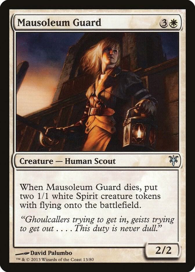 Mausoleum Guard 13/80 (Duel Decks: Sorin vs. Tibalt) 