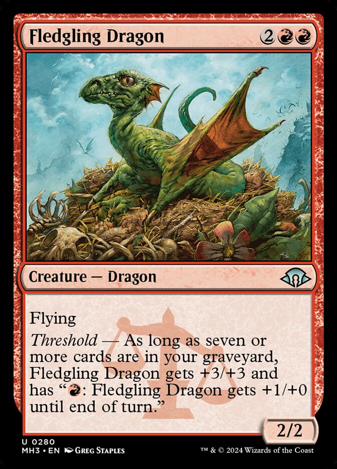 Fledgling Dragon 280/319 (Modern Horizons 3) 