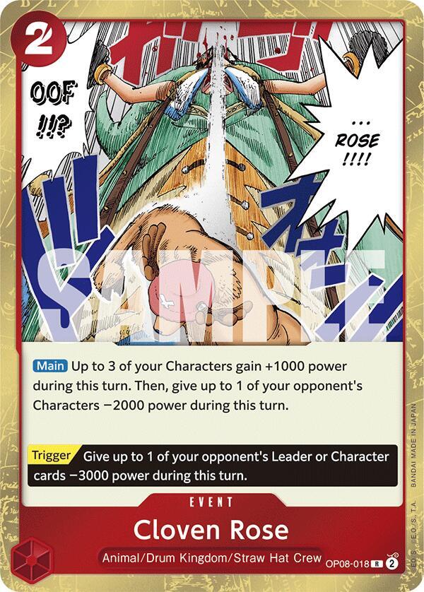 Cloven Rose OP08-018 (Two Legends)  - Foil