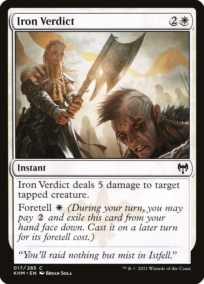 Iron Verdict 17/285 (Kaldheim) 