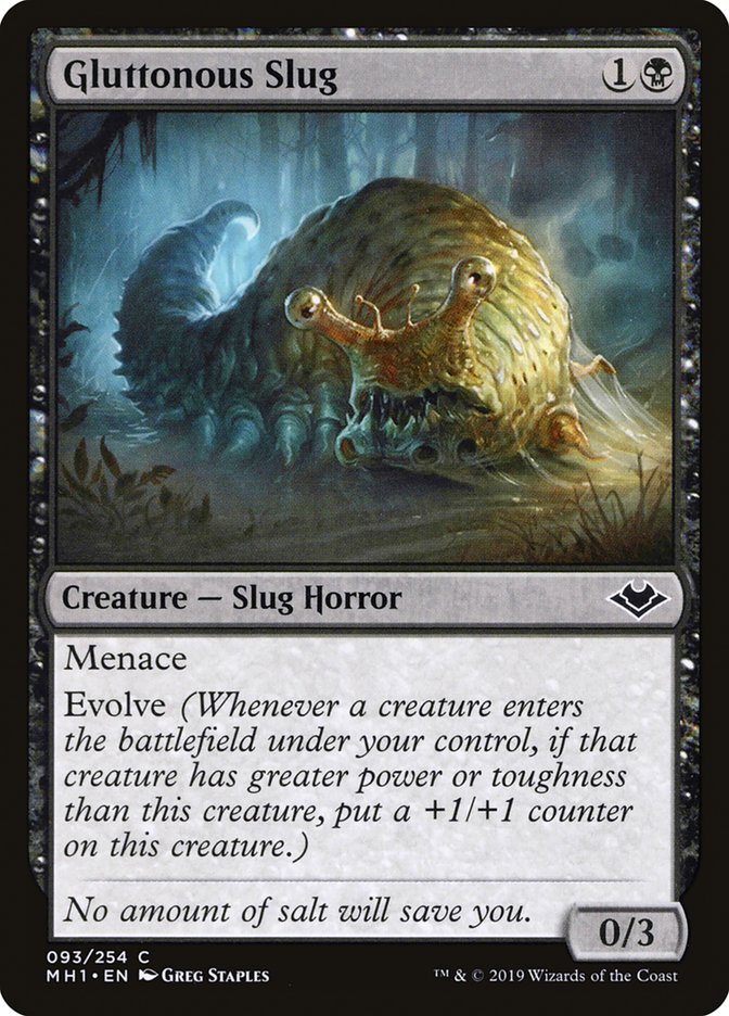 Gluttonous Slug 93/254 (Modern Horizons) 