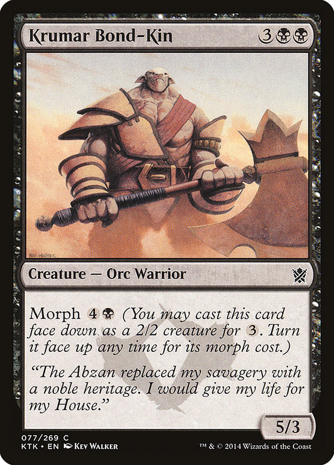 Krumar Bond-Kin 77/269 (Khans of Tarkir) 