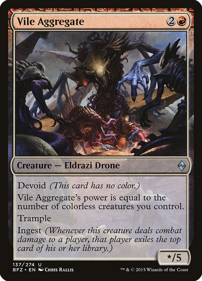 Vile Aggregate 137/274 (Battle for Zendikar) 