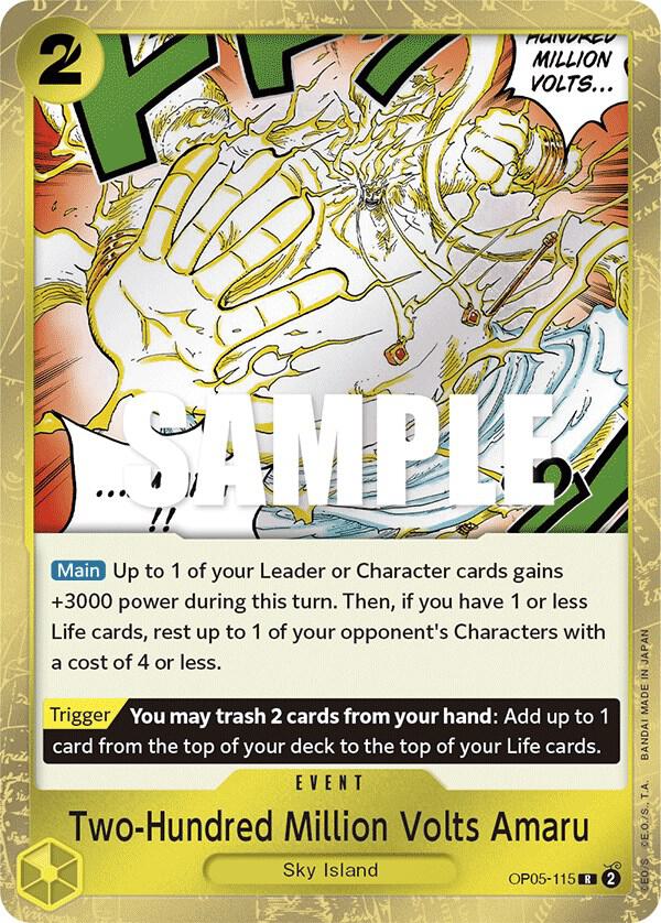 Two-Hundred Million Volts Amaru OP05-115 (Awakening of the New Era)  - Foil