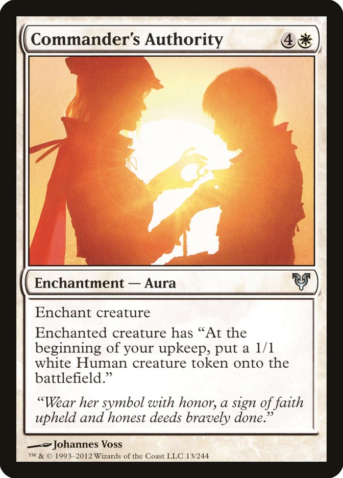 Commanders Authority 13 (Avacyn Restored) 