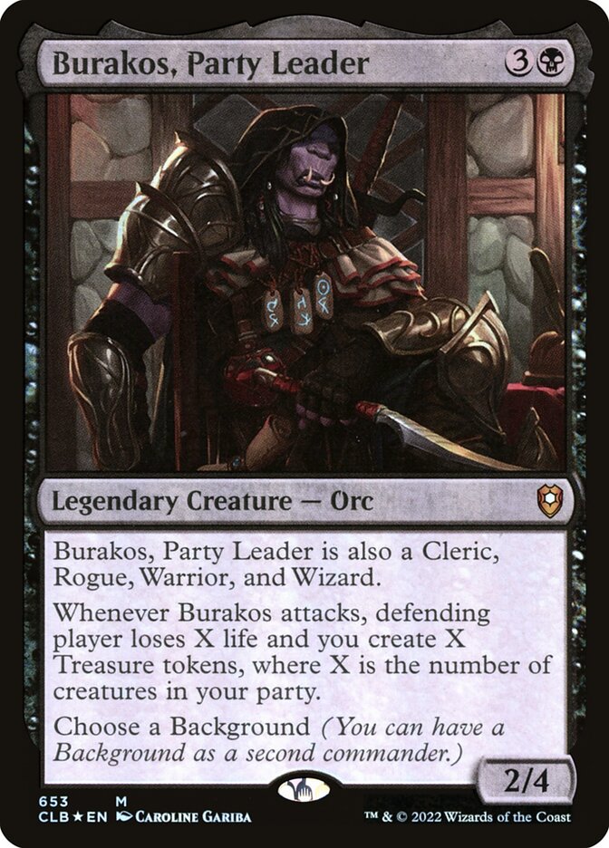 Burakos, Party Leader 653/361 (Commander Legends: Battle for Baldur's Gate)  - Foil