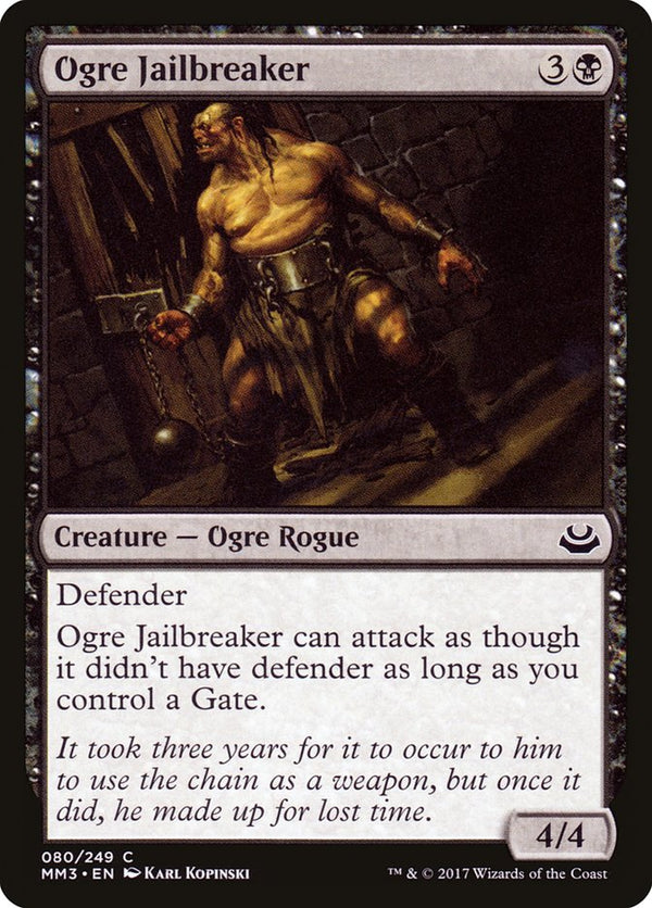 Ogre Jailbreaker 80/249 (Modern Masters 2017) 