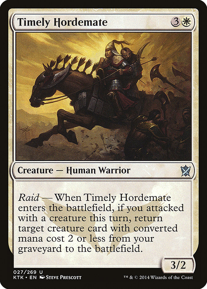 Timely Hordemate 27/269 (Khans of Tarkir) 
