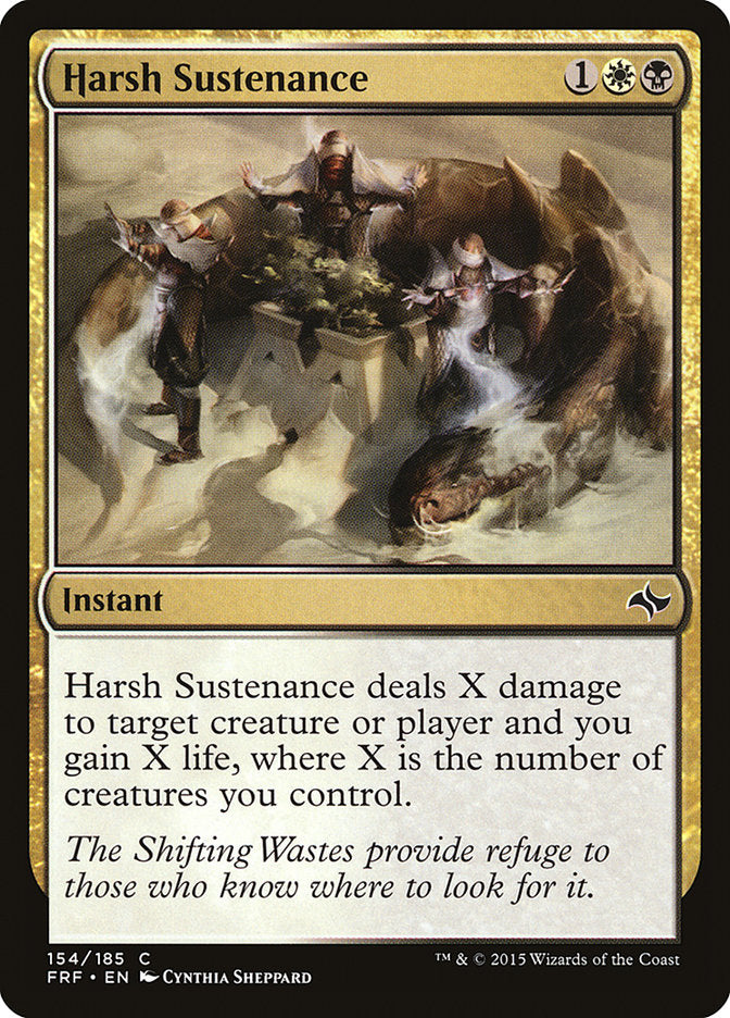 Harsh Sustenance 154/185 (Fate Reforged) 