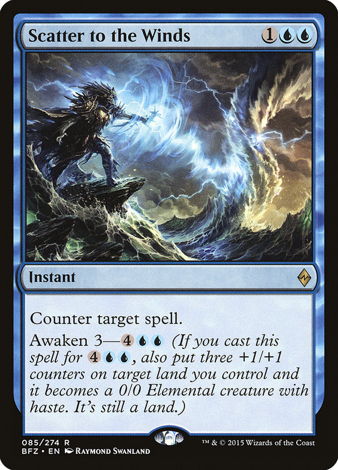 Scatter to the Winds 85/274 (Battle for Zendikar) 