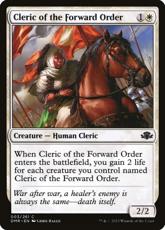 Cleric of the Forward Order 3/261 (Dominaria Remastered) 