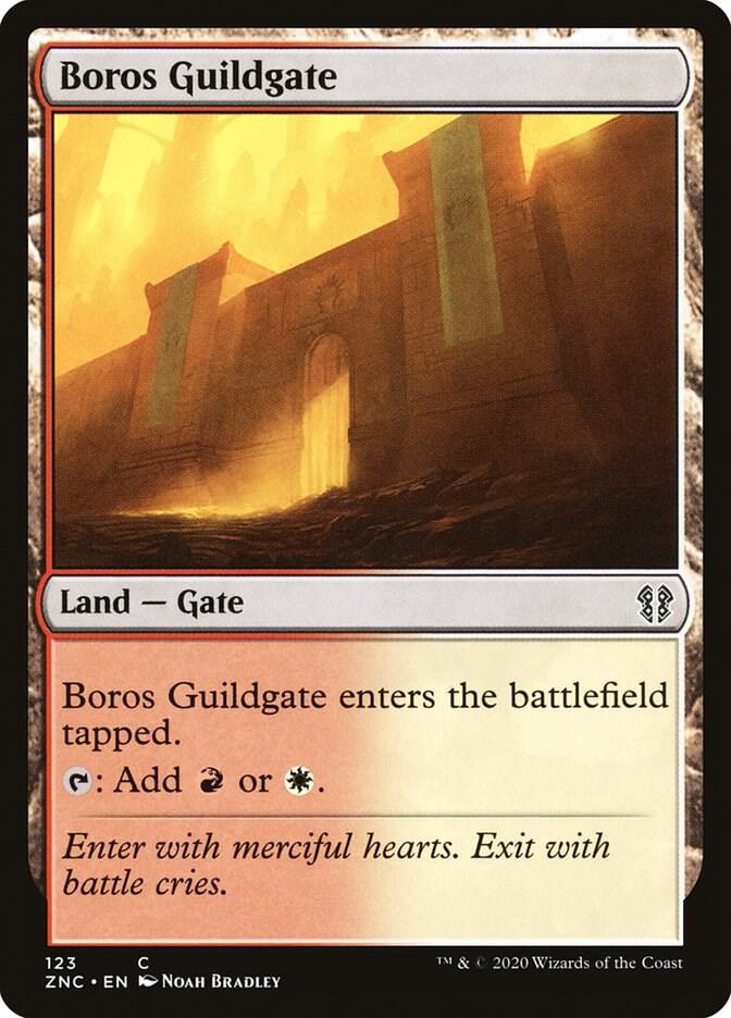 Boros Guildgate 123/142 (Commander: Zendikar Rising) 