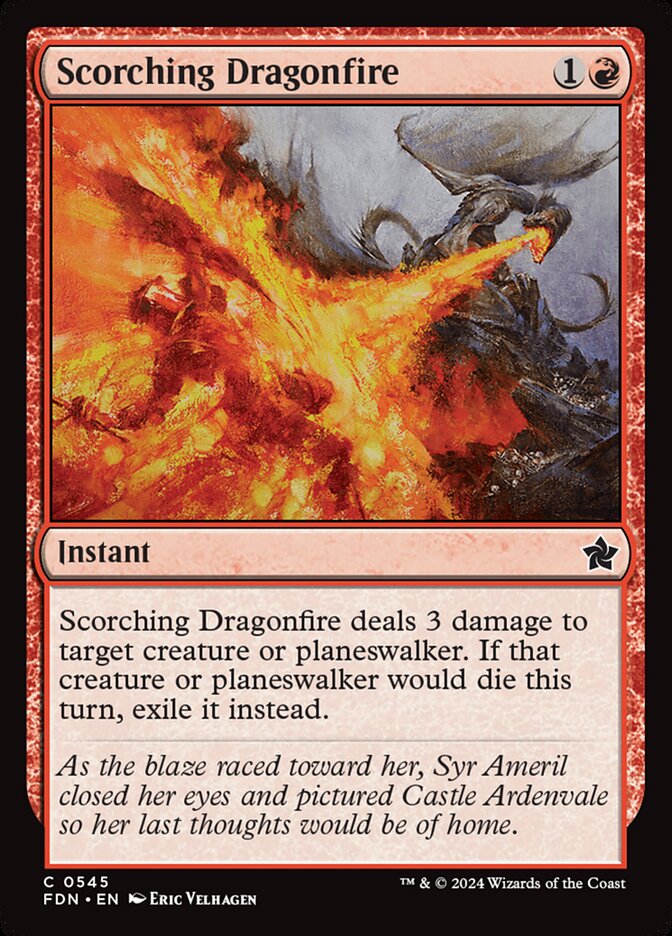 Scorching Dragonfire 545/291 (Foundations) 