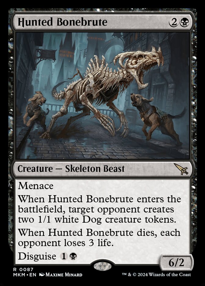 Hunted Bonebrute 87/286 (Murders at Karlov Manor) 