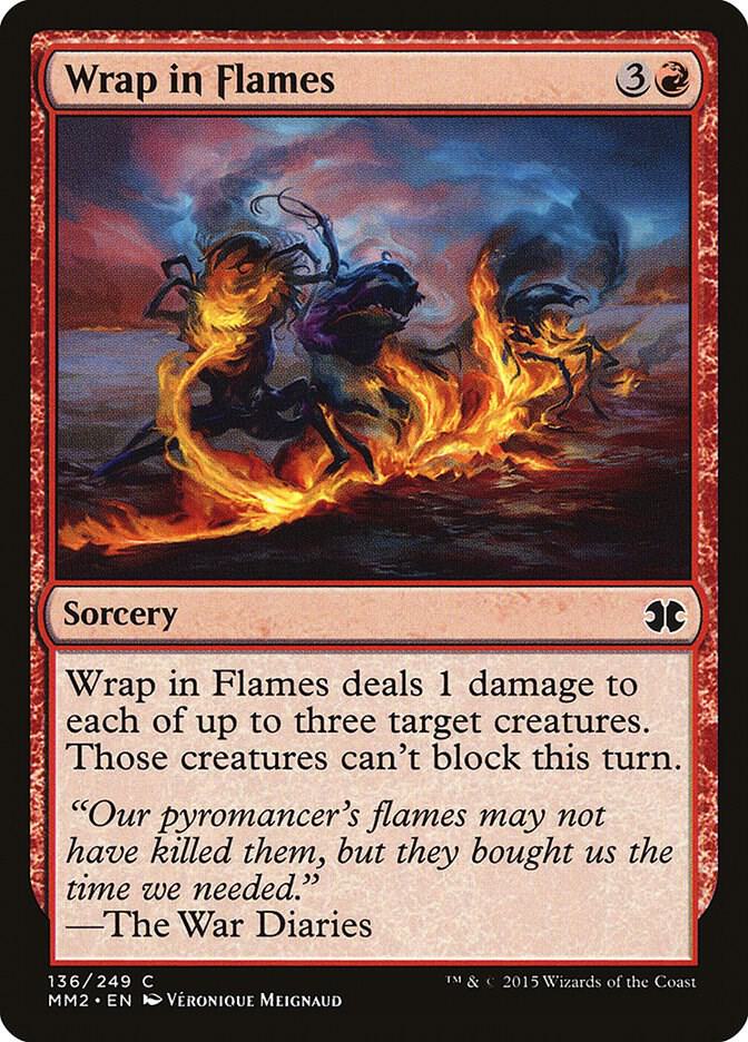 Wrap in Flames 136/249 (Modern Masters 2015) 
