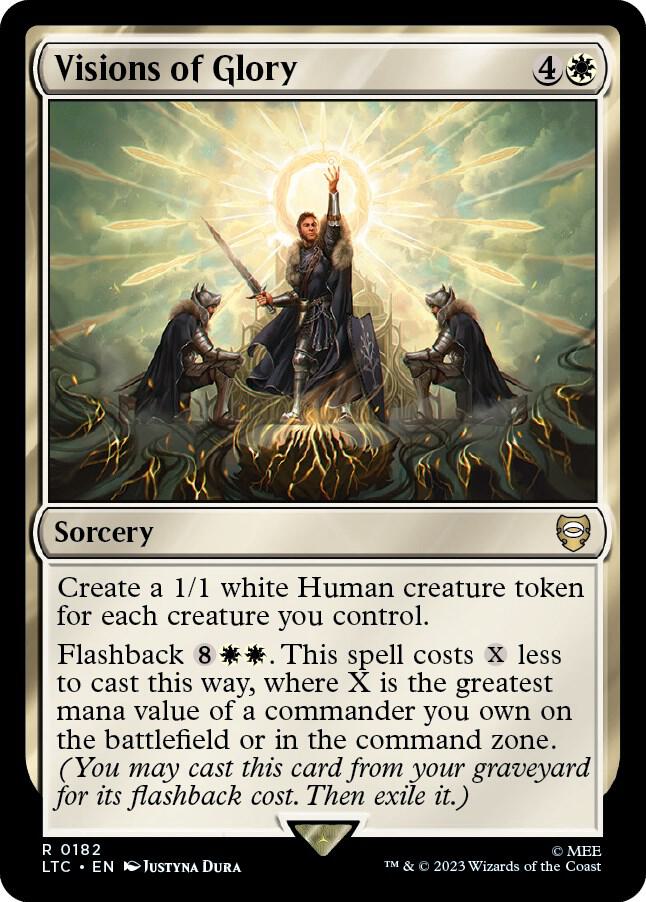 Visions of Glory 182/347 (Commander: The Lord of the Rings: Tales of Middle-earth) 