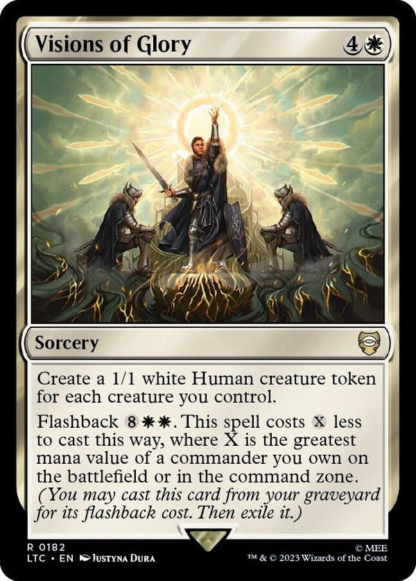 Visions of Glory 182/347 (Commander: The Lord of the Rings: Tales of Middle-earth) 
