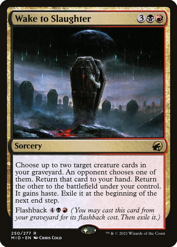 Wake to Slaughter 250/277 (Innistrad: Midnight Hunt) 