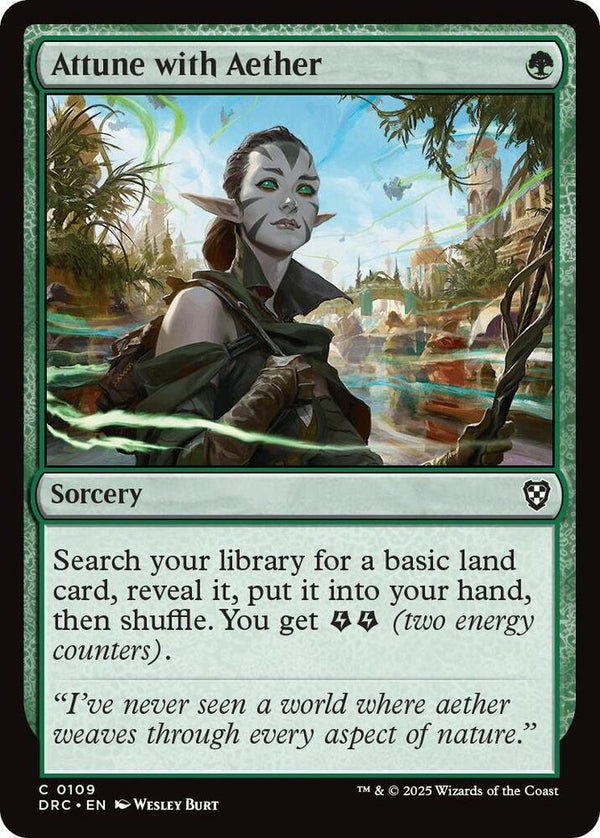 Attune with Aether 109/187 (Commander: Aetherdrift) 