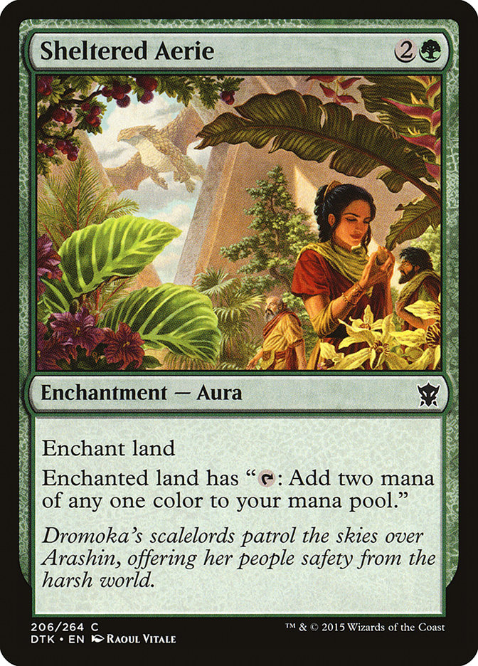 Sheltered Aerie 206/264 (Dragons of Tarkir) 