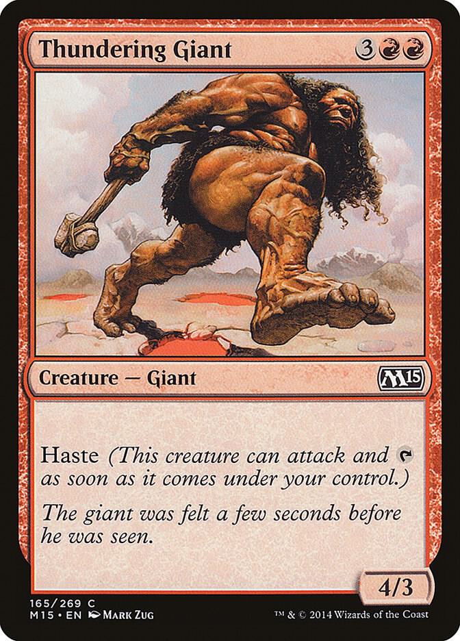 Thundering Giant 165/269 (Magic 2015 (M15))  - Foil