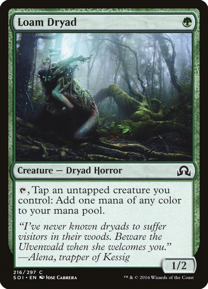 Loam Dryad 216/297 (Shadows over Innistrad) 