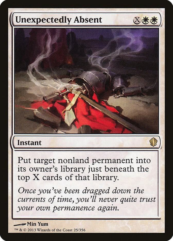 Unexpectedly Absent 25/356 (Commander 2013) 