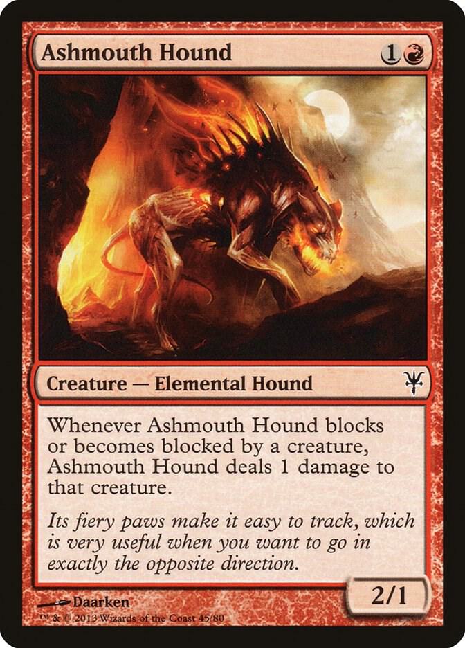 Ashmouth Hound 45/80 (Duel Decks: Sorin vs. Tibalt) 
