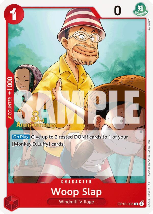 Woop Slap OP13-006 (Carrying On His Will: 3rd Anniversary Tournament Cards) 