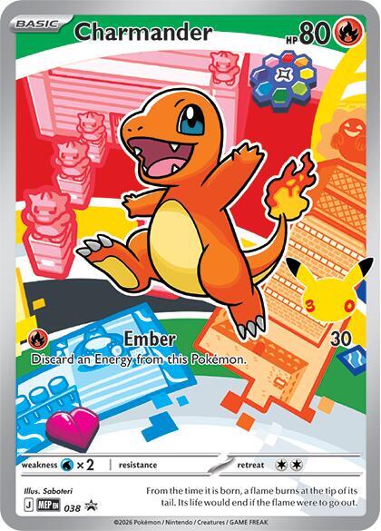 Charmander 038 (ME: Mega Evolution Promo)  - Holofoil
