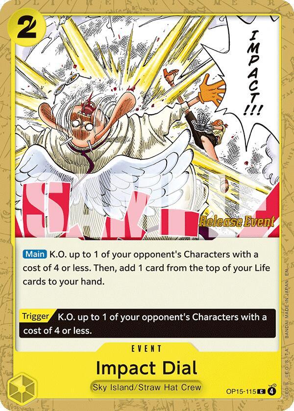 Impact Dial OP15-115 (Adventure on Kami's Island Release Event Cards) 