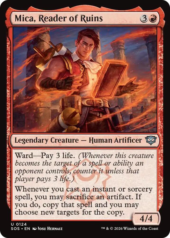 Mica, Reader of Ruins 124 (Secrets of Strixhaven) 