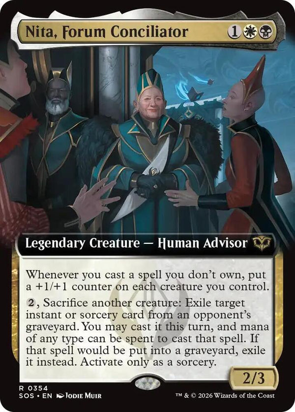 Nita, Forum Conciliator 354 (Secrets of Strixhaven)  - Extended Art