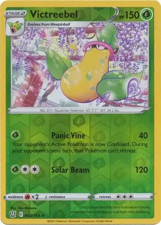 Victreebel 003/163 (SWSH05: Battle Styles)  - Reverse Holofoil